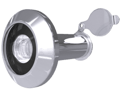 UAP Wide Angle 180⁰ Eye Viewer (14mm) - Polished Chrome