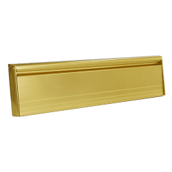 UAP TS008 External Frame Letter Plate - Polished Gold