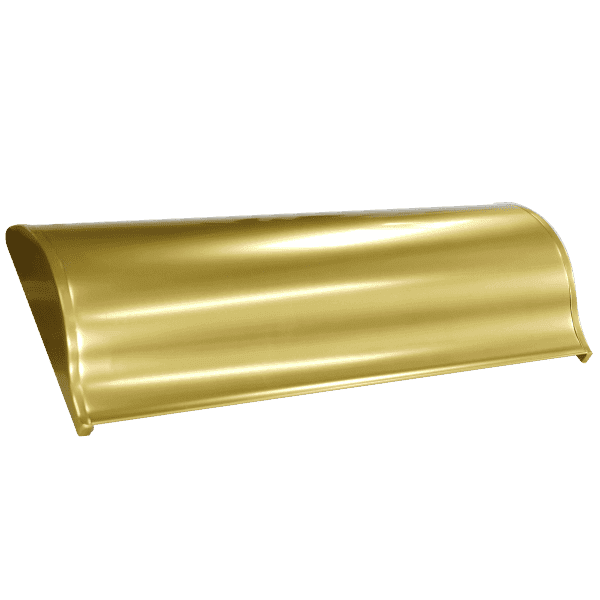 UAP TS008 Internal Frame Letter Plate – Polished Gold