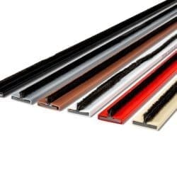 Dixon Therm-A-Stop Fire & Smoke Seal 20 x 4mm – 2.1m Ext Brush 10mm (8-9mm) - Black