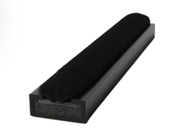 Pyroplex® 10 x 4 Fire and Smoke Seal (Brush) 2.1m - Black