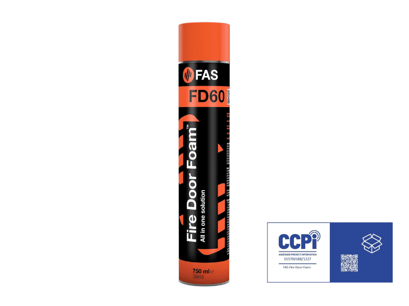 FAS Fire Door Foam 750ml can with CCPI marking