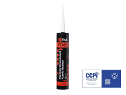 FAS Fire Door Intumescent Acrylic Sealant 310ml - white - CCPI