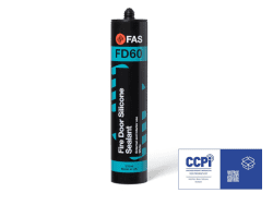 FAS Fire Door Silicone Sealant 310ml Cartridge White - CCPI