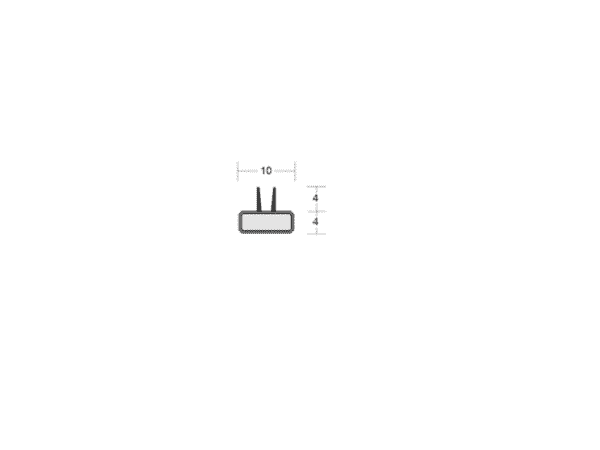 Lorient LP1004TS Twin Seal 10 x 4mm - 2.1m (6mm Fin) - Image 3