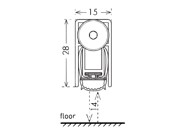 CCE Acoustic Plus Drop Seal diagram