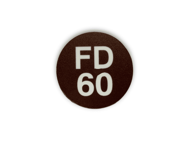 FD60 Fire Door Rating Sign