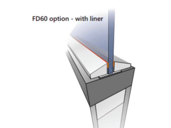 STS 302mm Glazing Liner FD3060 100m-4
